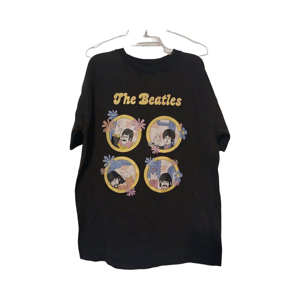 The Beatles black shirt boyfriend fit XS